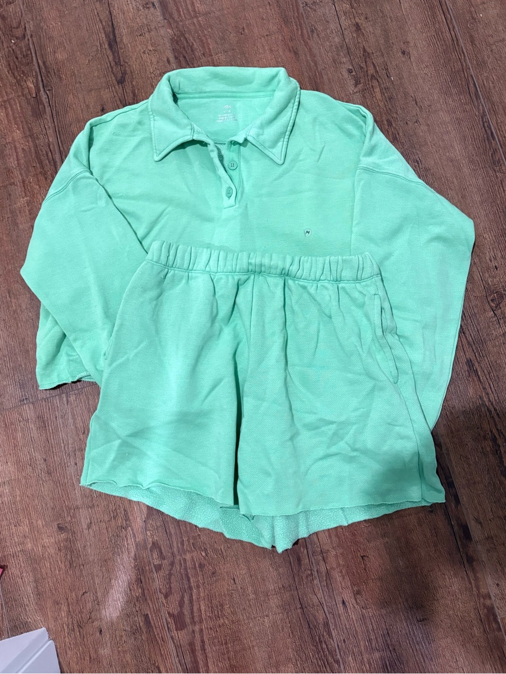 aerie Soft Mint Green Pullover Sweatshirt